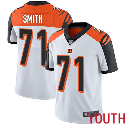 Cincinnati Bengals Limited White Youth Andre Smith Road Jersey NFL Footballl 71 Vapor Untouchable